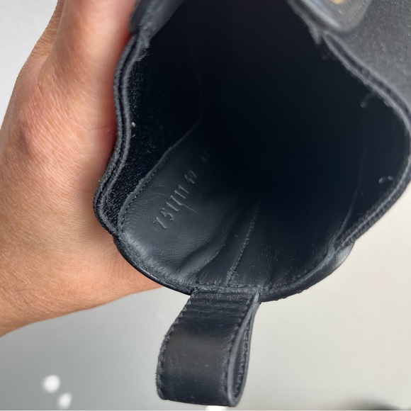 NEW Women’s GG Gucci Canvas Tan and Black Monogram Ankle Boots - EU 40 / US 10 - Picture 12 of 16